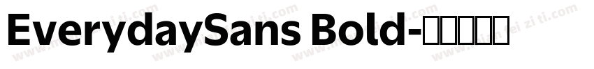 EverydaySans Bold字体转换